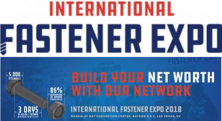 Sloky estará en International Fastener Expo Las Vegas, 31 de octubre al 01 de noviembre - Exposición internacional de sujetadores Sloky Chienfu 2018 en Las Vegas